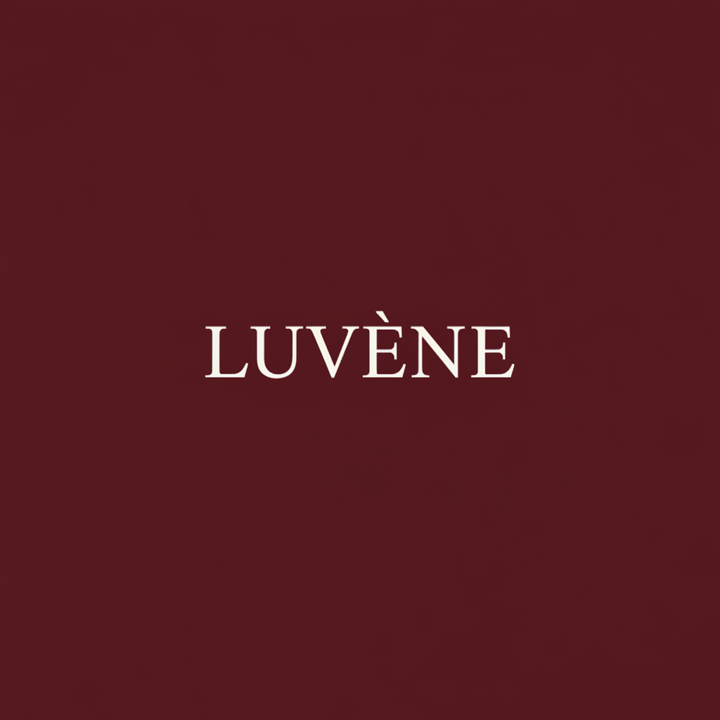 LUVÈNE Logo - Bordeaux Background